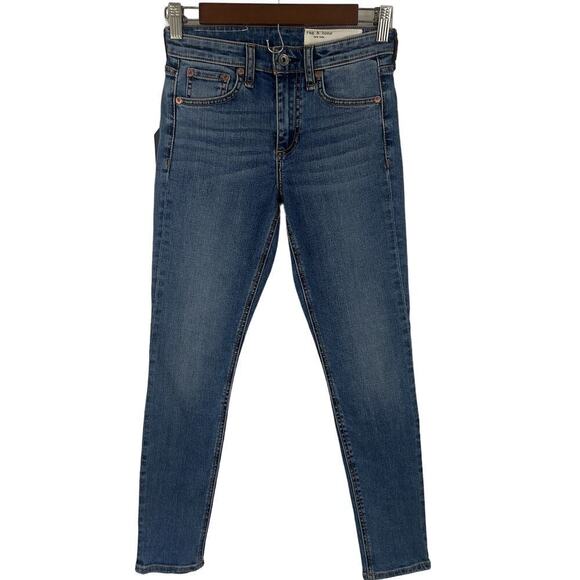 RAG & BONE CATE MID RISE ANKLE SKINNY JEANS IN PISMO NWT WOMEN'S SIZE 24 - Picture 2 of 16